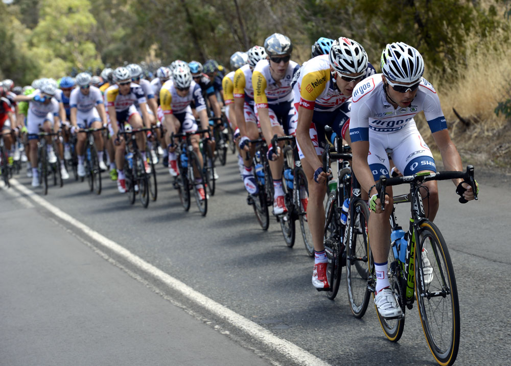 Argos-Shimano chase, Tour Down Under 2013, stage four