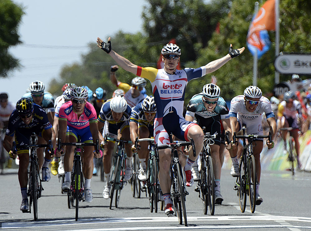 Andre Greipel wins, Tour Down Under 2013, stage four
