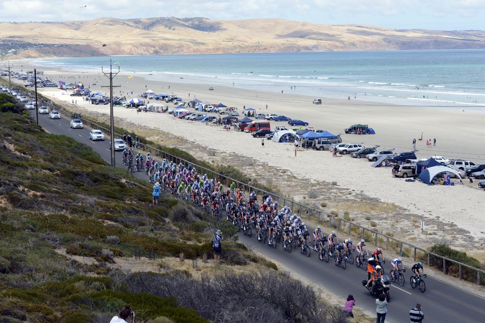 Aldinga beach, Tour Down Under 2013, stage five