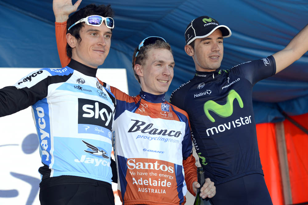 Podium, Tour Down Under 2013, stage six Podium, Tour Down Under 2013, stage six