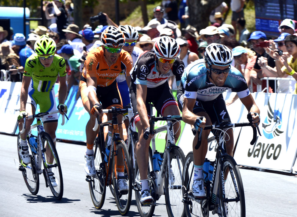 Rabon escape, Tour Down Under 2013, stage six