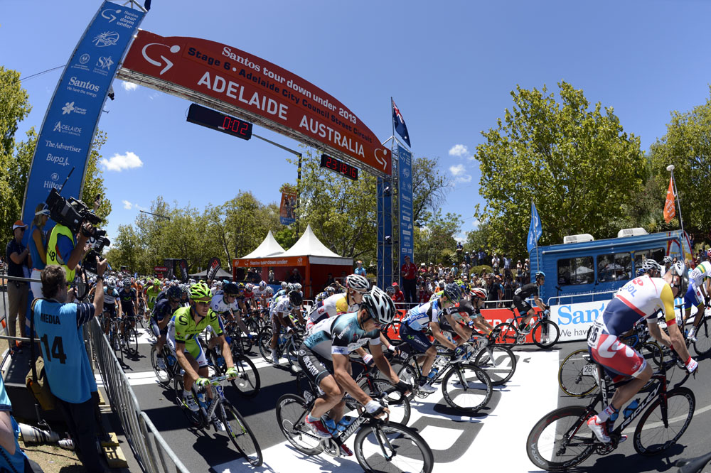 Start, Tour Down Under 2013, stage six