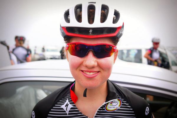 Katie Colclough, Ladies Tour of Qatar 2013 Katie Colclough, Ladies Tour of Qatar 2013