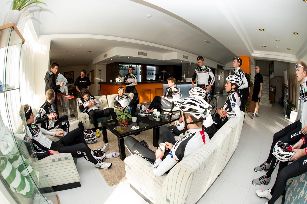 Raleigh -GAC cycling team train in Majorca