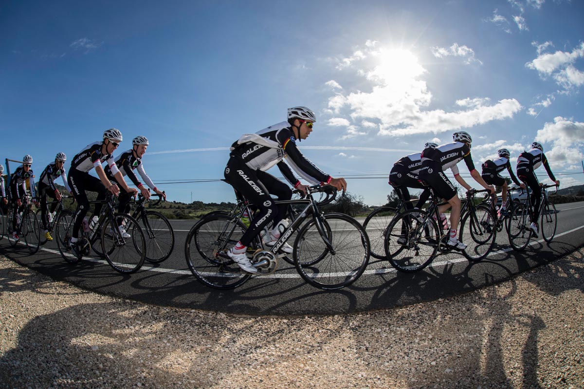 Raleigh -GAC cycling team train in Majorca
