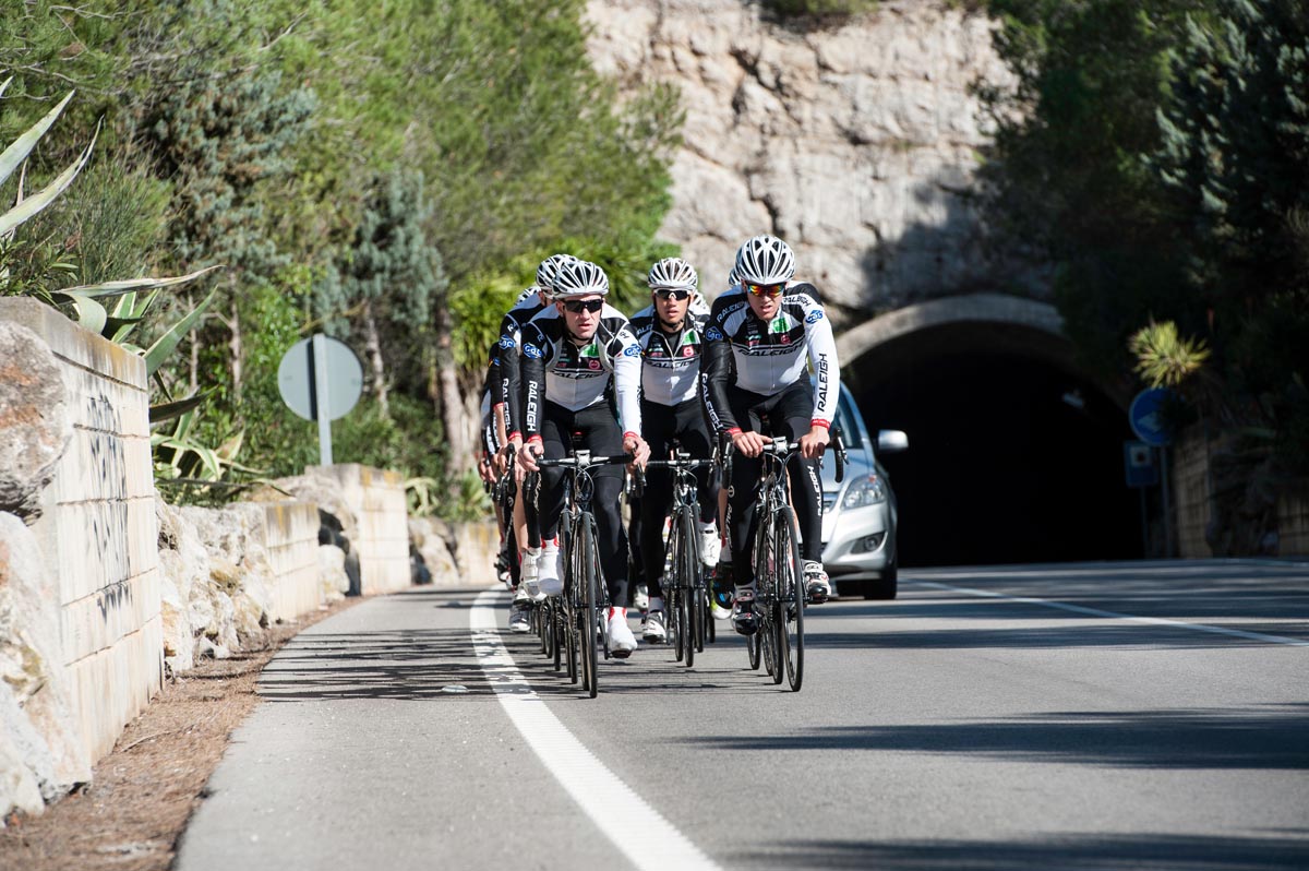 Raleigh -GAC cycling team train in Majorca