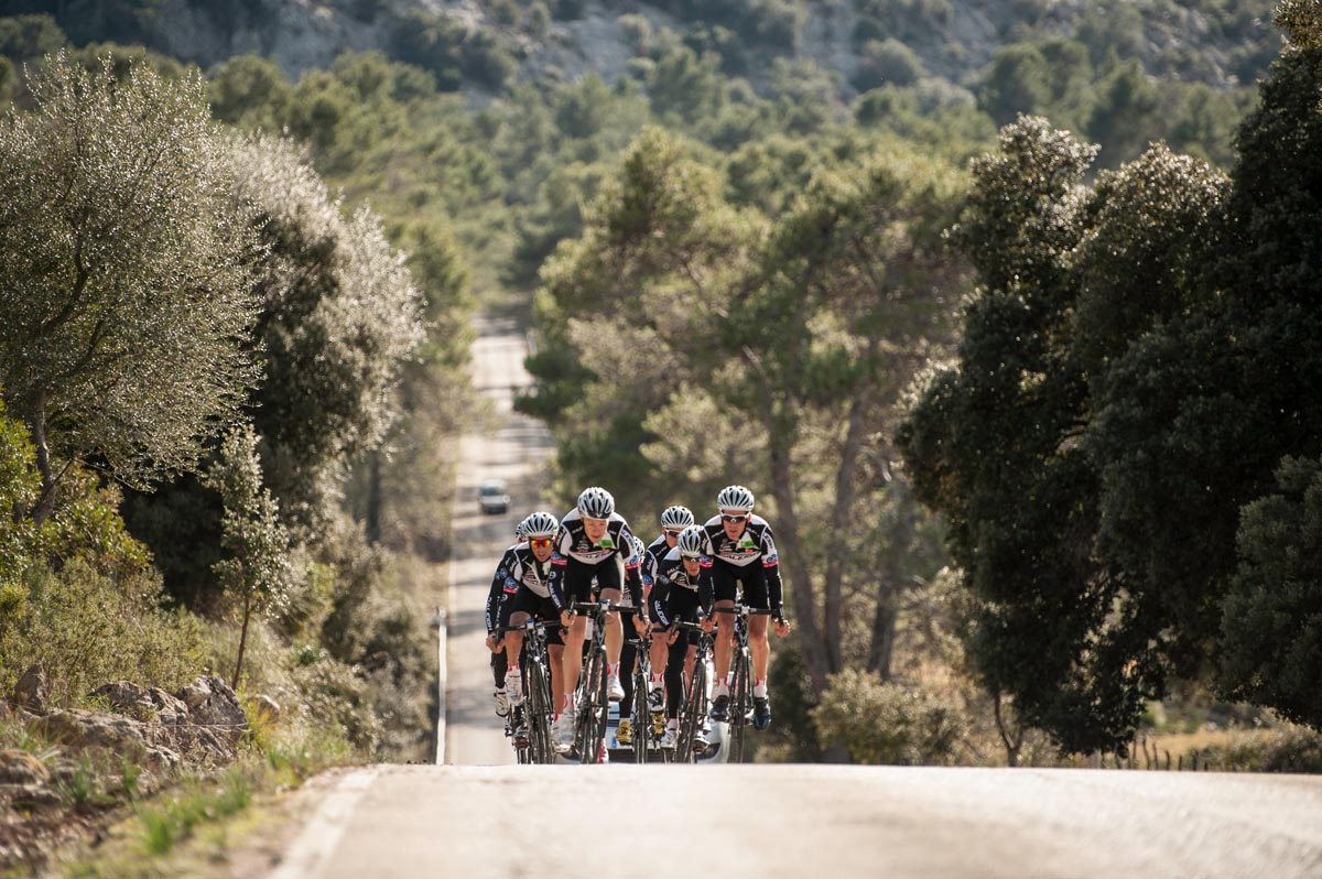 Raleigh -GAC cycling team train in Majorca