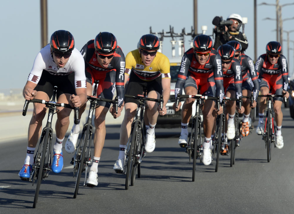 BMC, stage winners, Tour of Qatar 2013, stage two team time trial