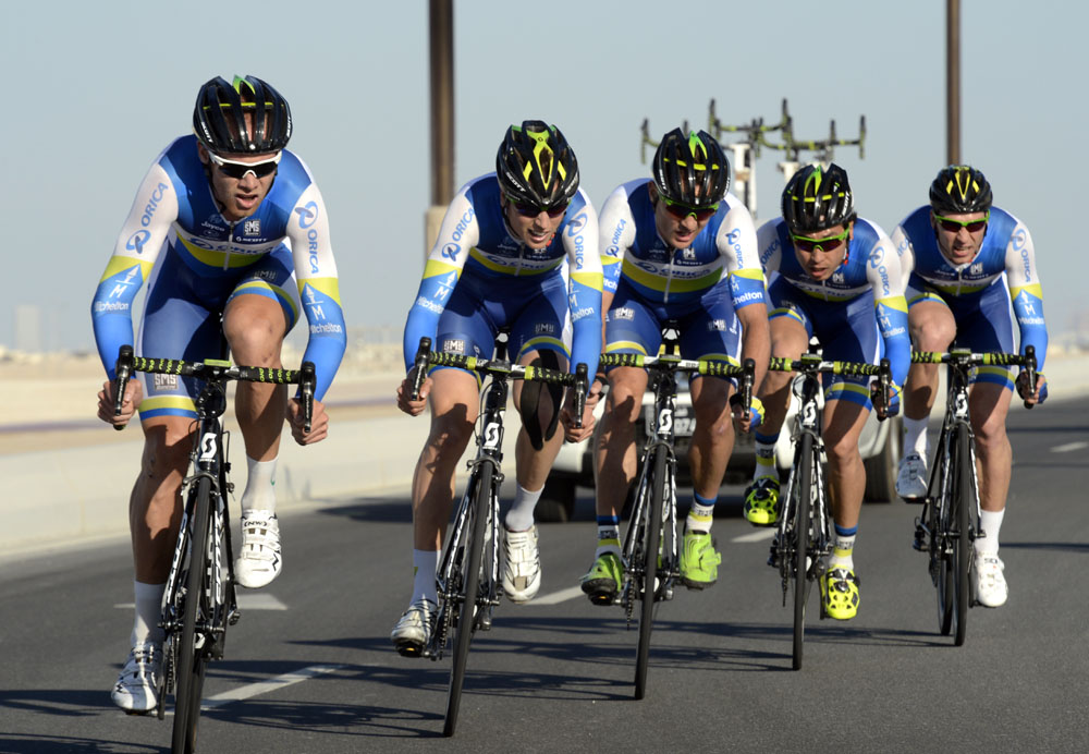 Orica-GreenEdge, Tour of Qatar 2013, stage two team time trial