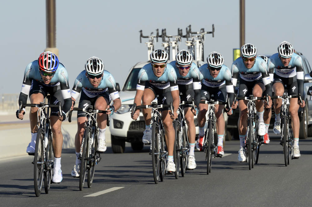 Omega Pharma-QuickStep, Tour of Qatar 2013, stage two team time trial