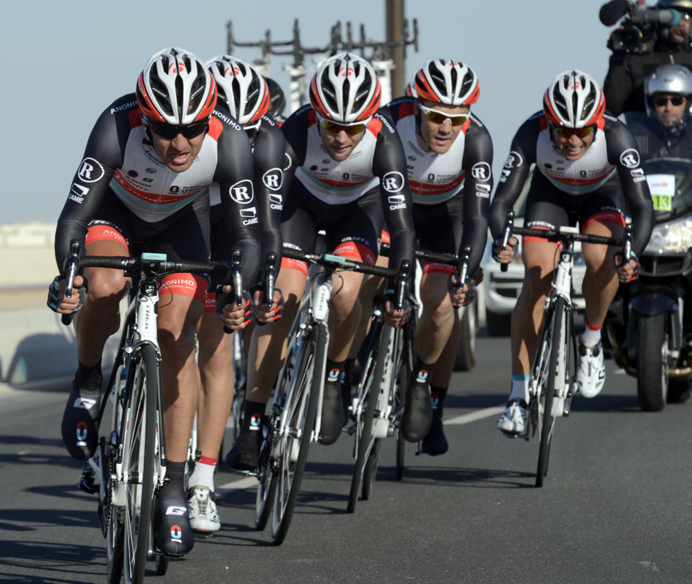 RadioShack-Leopard, Tour of Qatar 2013, stage two team time trial