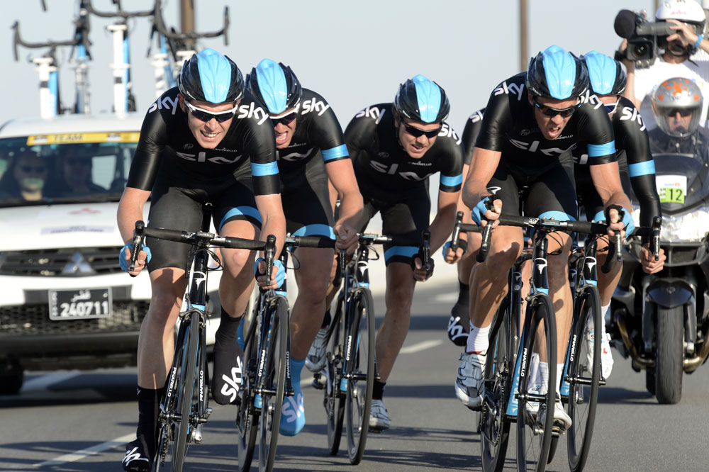 Sky, Tour of Qatar 2013, stage two team time trial