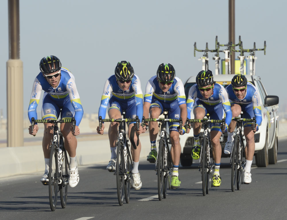 Orica-GreenEdge, Tour of Qatar 2013, stage two TTT