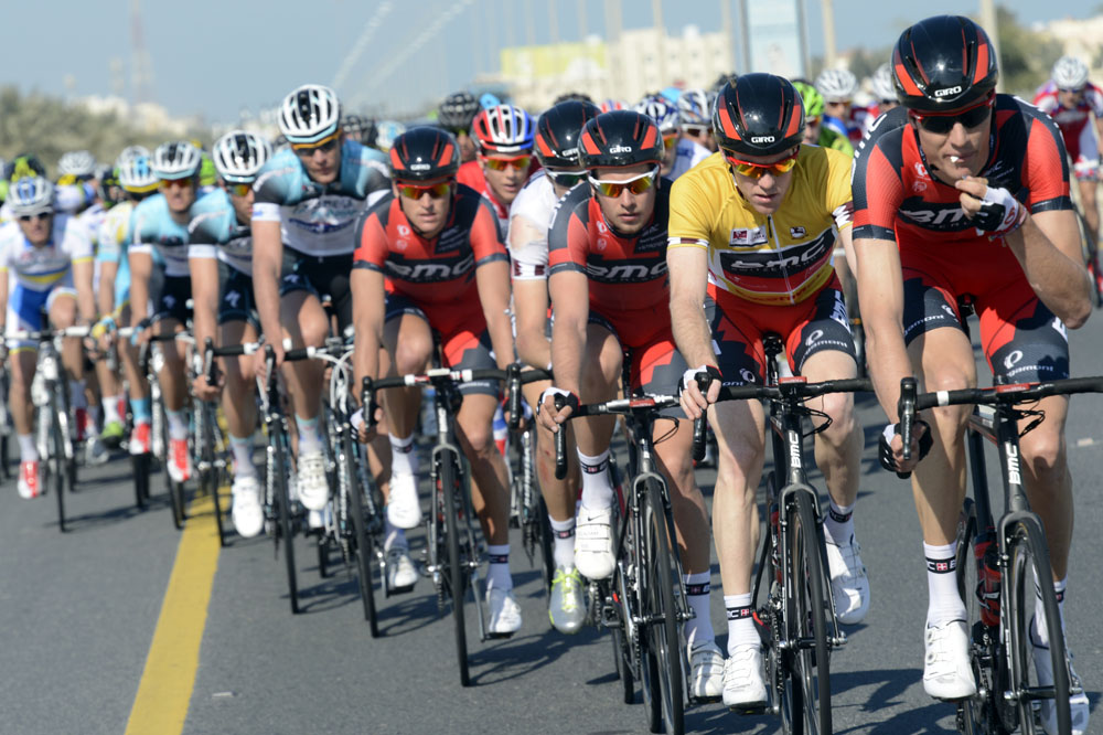 BMC and Brent Bookwalter, Tour of Qatar 2013, stage 3