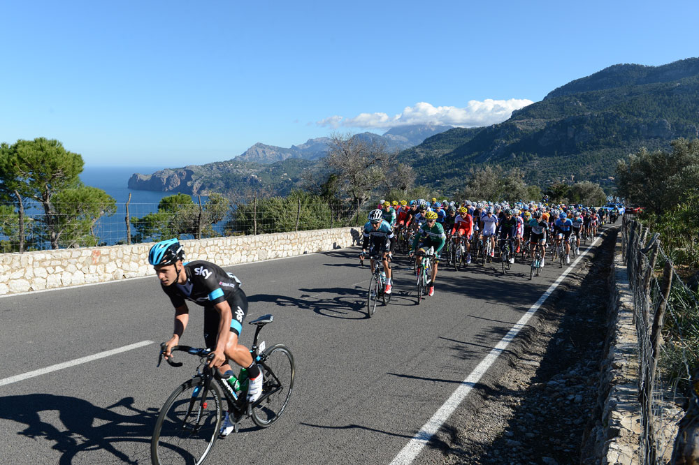 Jonathan Tiernan-Locke at start, Trofeo Serra de Tramuntana 2013, Challenge Mallorca