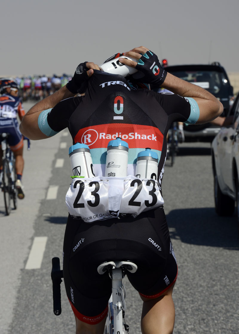 Tony Gallopin works for the team, Tour of Qatar 2013, stage four
