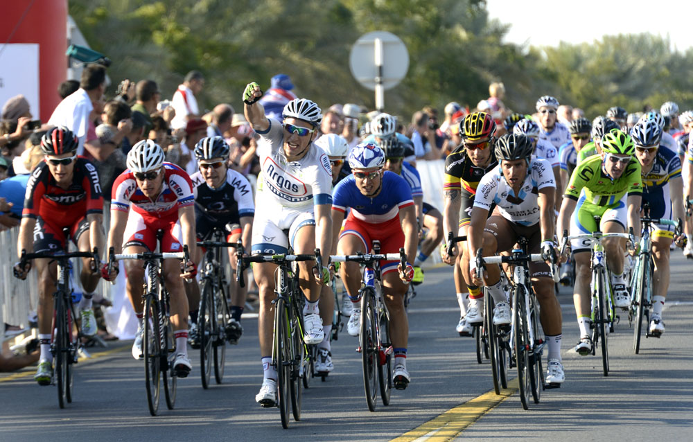 Marcel Kittel wins stage one, Tour of Oman 2013