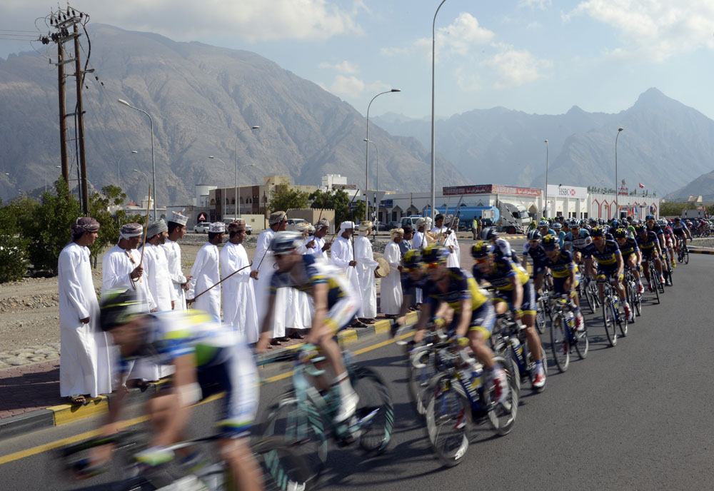 Fans, Tour of Oman 2013, stage one