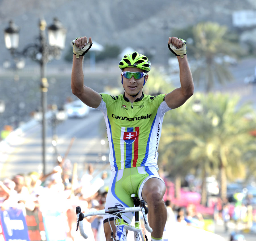 Peter Sagan wins, Tour of Oman 2013, stage two
