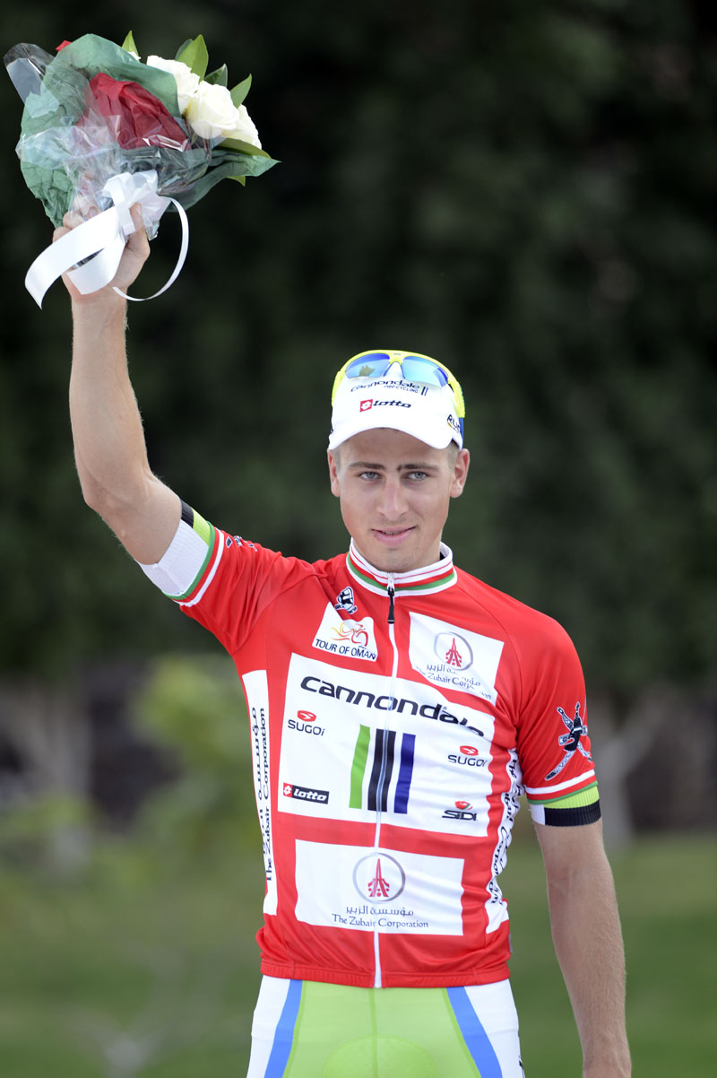 Peter Sagan takes race lead, Tour of Oman 2013, stage two