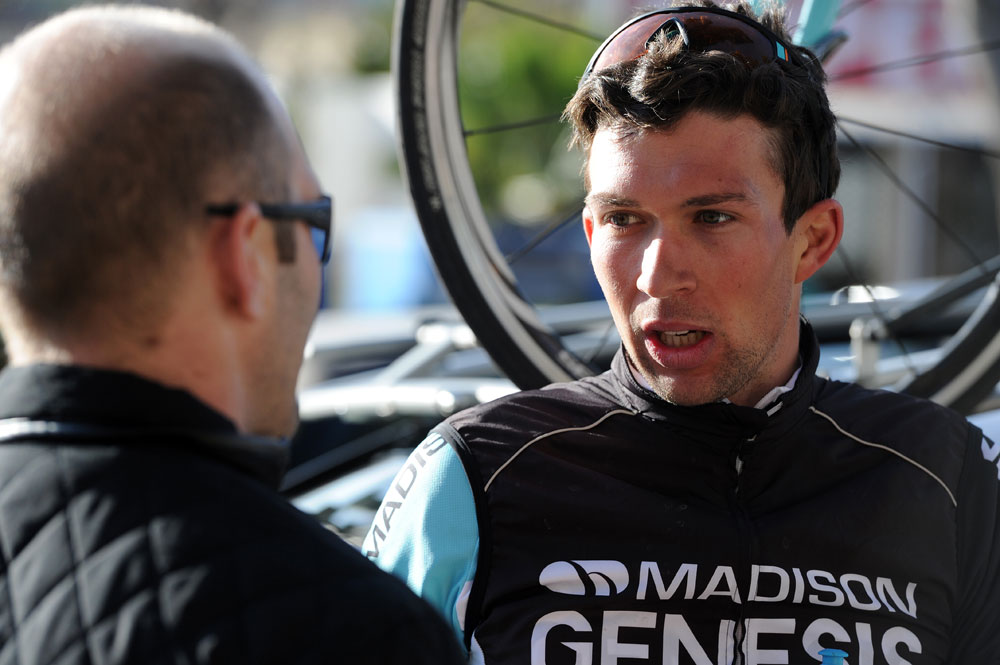 Ian Bibby and Roger Hammond, Madison-Genesis training in Majorca, 2013