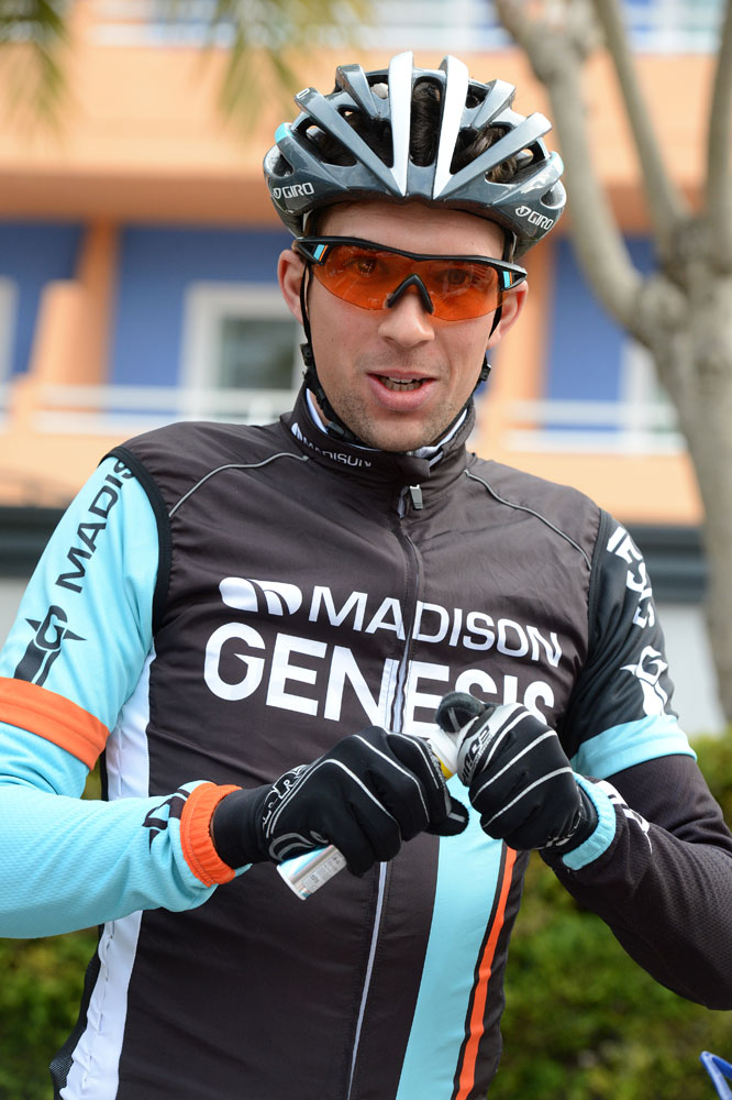 Ian Bibby, Madison-Genesis training in Majorca, 2013