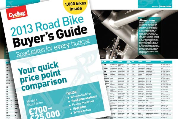 2013 Road Bike Buyer's Guide 2013 Road Bike Buyer's Guide