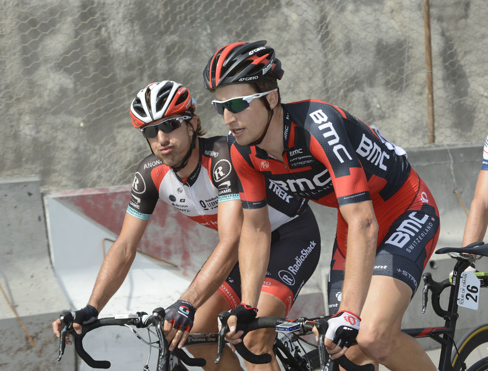 Taylor Phinney and Fabian Cancellara, Tour of Oman 2013, stage five