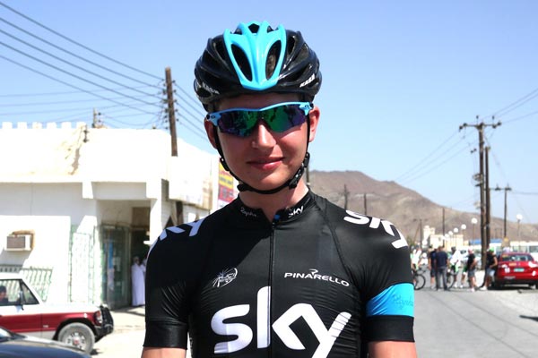 Photo: Joe Dombrowski, Team Sky, Tour of Oman 2013. 