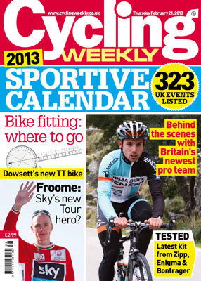 Cycling Weekly February 21 2013 issue Cycling Weekly February 21 2013 issue