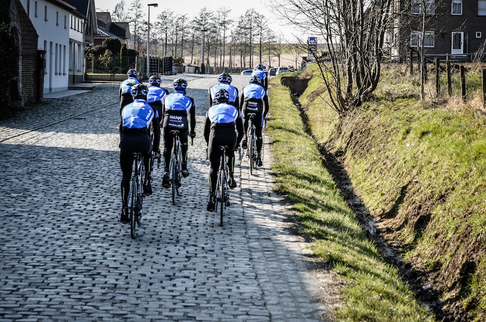 Team NetApp-Endura recce Omloop Het Nieuwsblad 2013 Team NetApp-Endura recce Omloop Het Nieuwsblad 2013