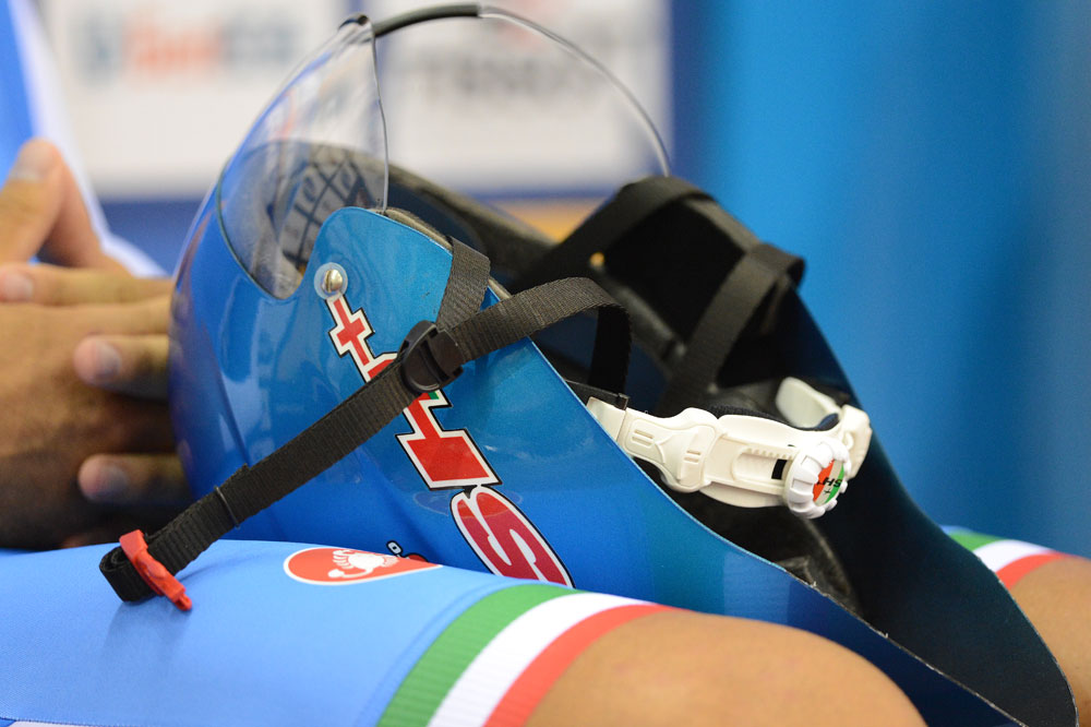 Italian helmet, Track World Championships 2013, day 2 morning