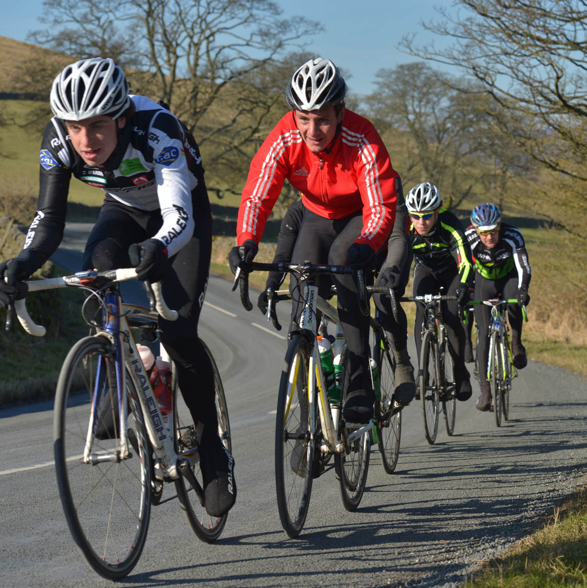 Tom Moses and Alistair Brownlee, Otley Reliability Trial 2013