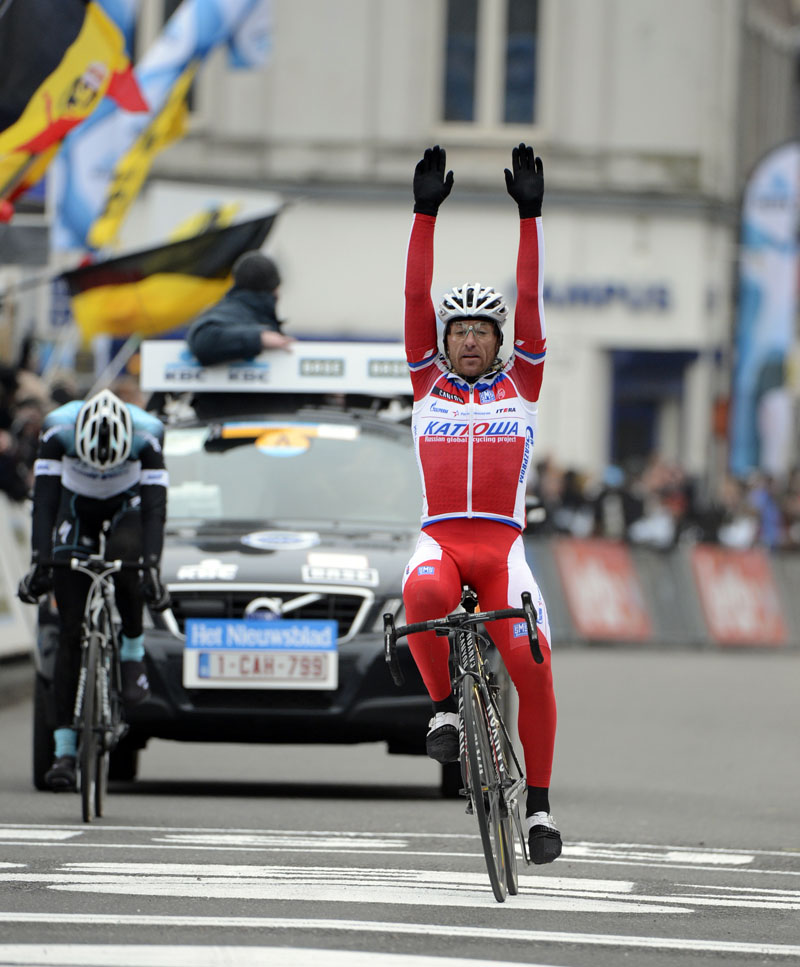 Luca Paolini wins, Omloop Het Nieuwsblad 2013