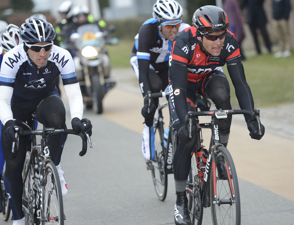 Van Avermaet and Bandiera chase, Omloop Het Nieuwsblad 2013