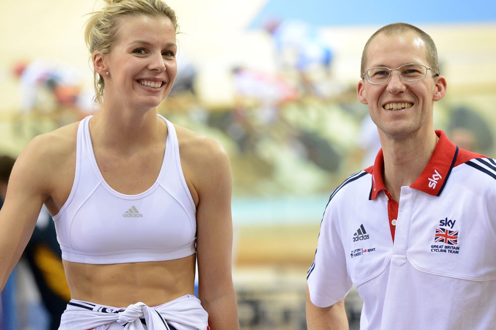 Becky James and Iain Dyer, Track World Championships 2013, day four