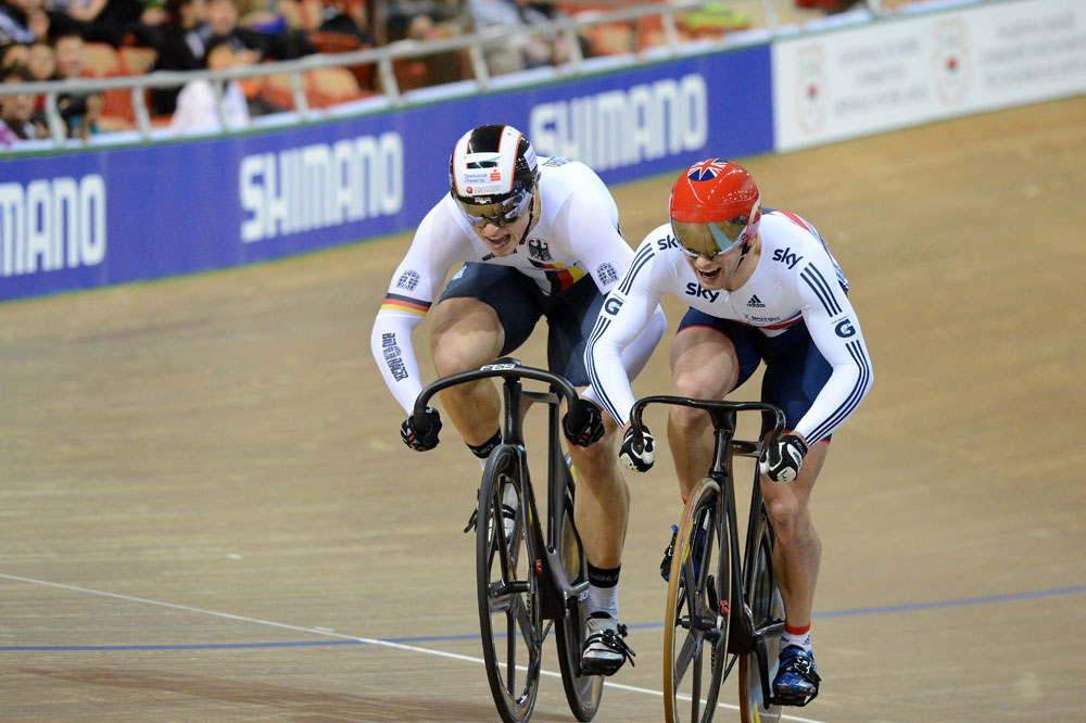 Botticher and Kenny, Track World Championships 2013, day four