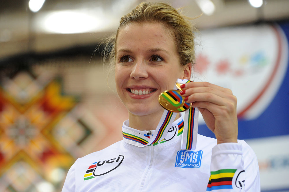 Becky James and sprint gold, Track World Championships 2013, day four