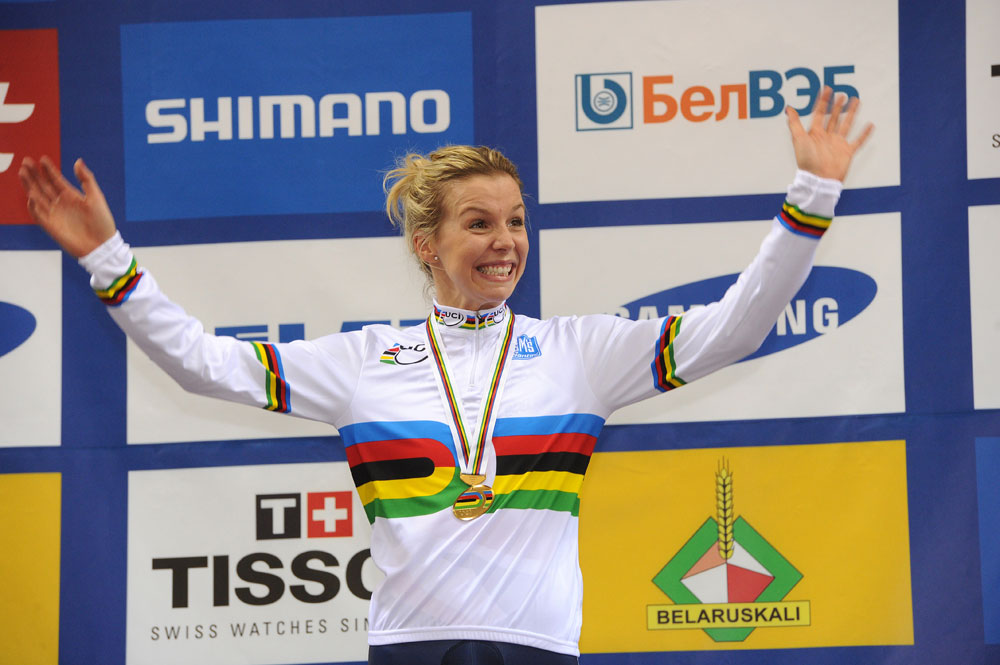 Becky James and sprint gold, Track World Championships 2013, day four
