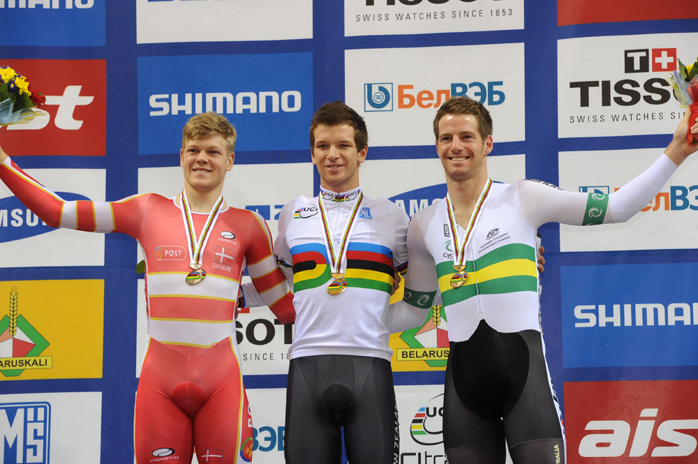 Omnium podium, Track World Championships 2013, day four