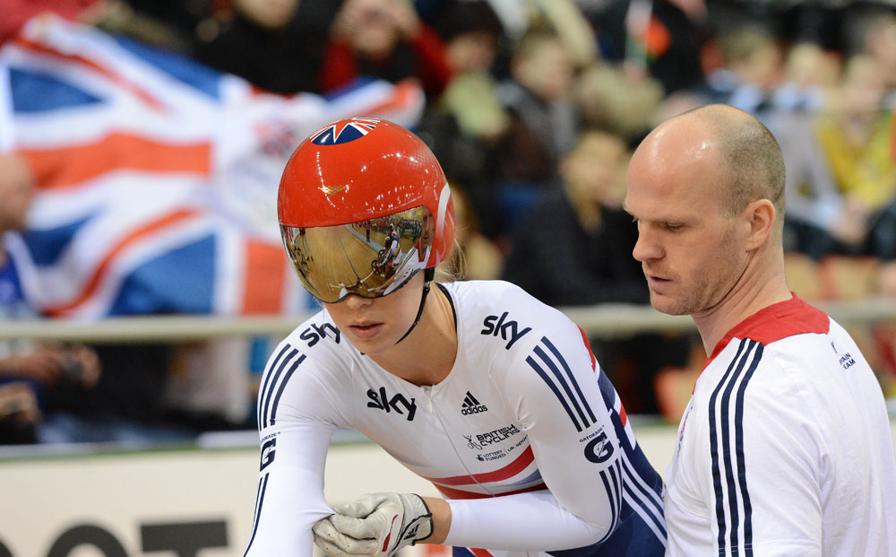 Becky James and Jan Van Eijden, Track World Championships 2013, day five