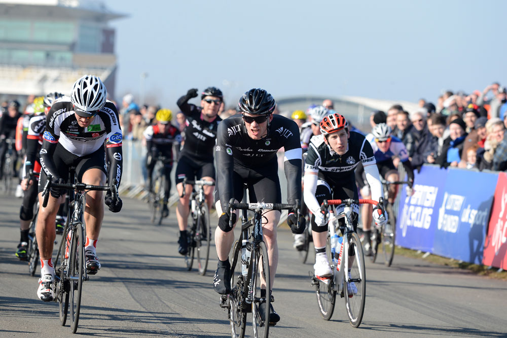 Ed Clancy wins, Eddie Soens Memorial road race 2013