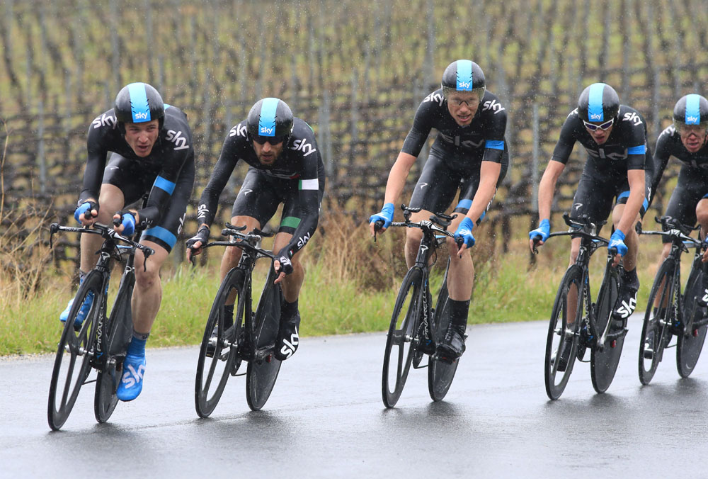 Sky, Tirreno-Adriatico 2013, stage one TTT