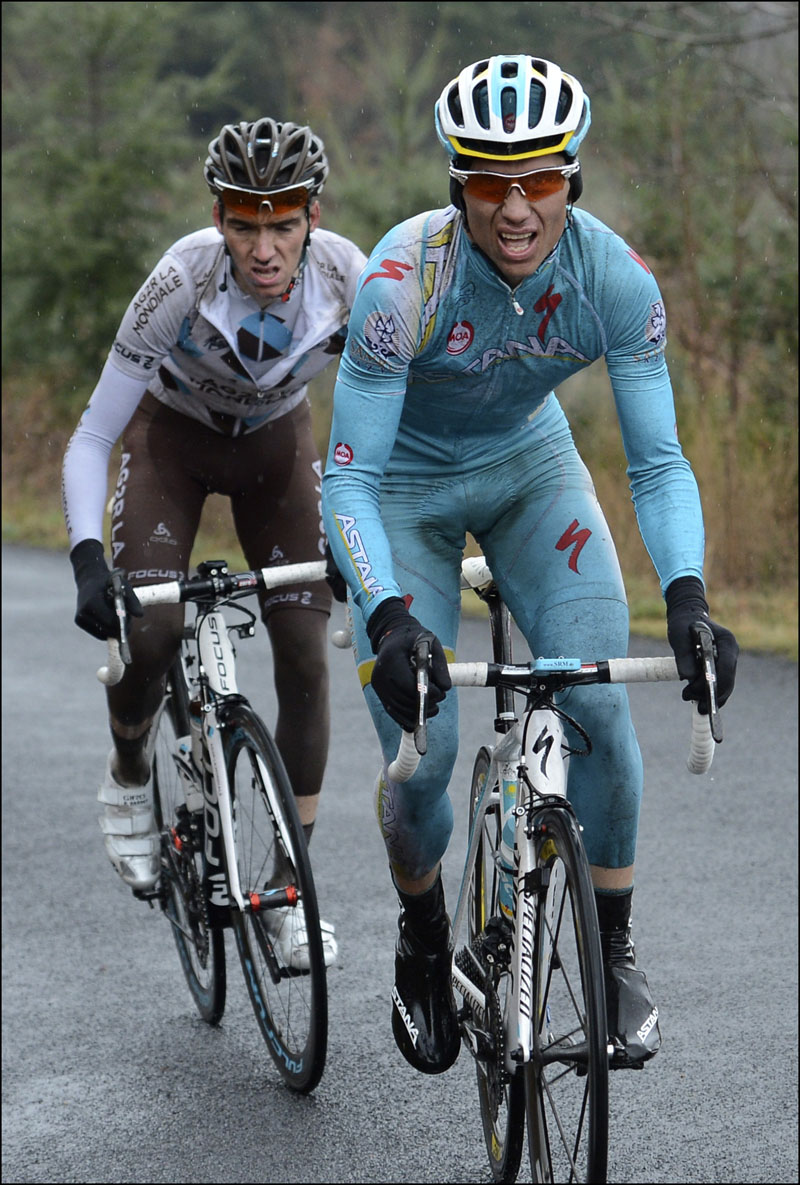 Maxim Iglinksy attacks, Paris-nice 2013, stage three