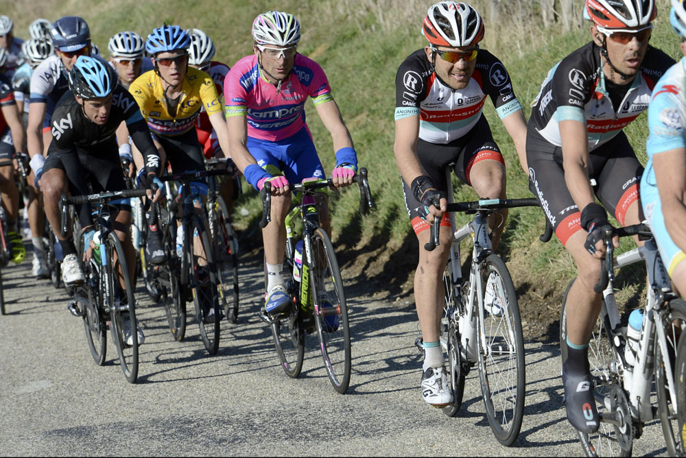 Maxim Monfort and Andrew Talansky, Paris-Nice 2013, stage four
