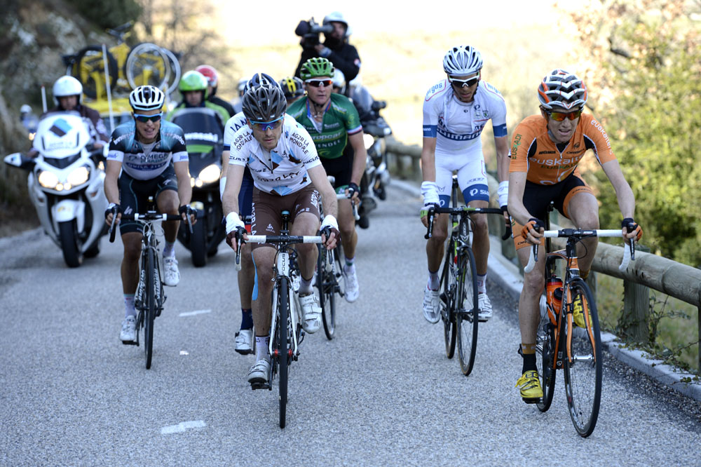 Sicard in escape, Paris-Nice 2013, stage four