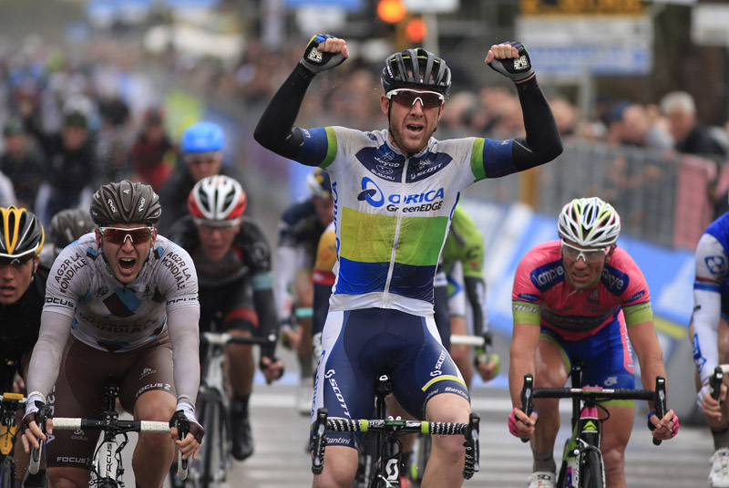 Matt Goss wins, Tirreno-Adriatico 2013, stage two