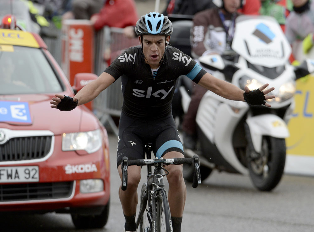 Richie Porte wins the stage, Paris-Nice 2013, stage five