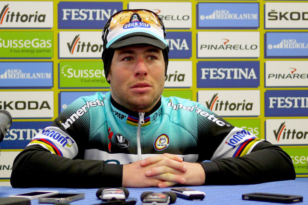 Photo: Cavendish concerns himself with the difficulties. 