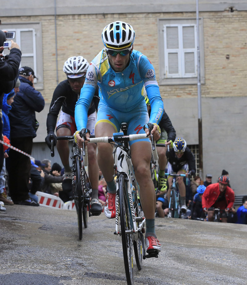 Vincenzo Nibali leads, Tirreno-Adriatico 2013, stage six